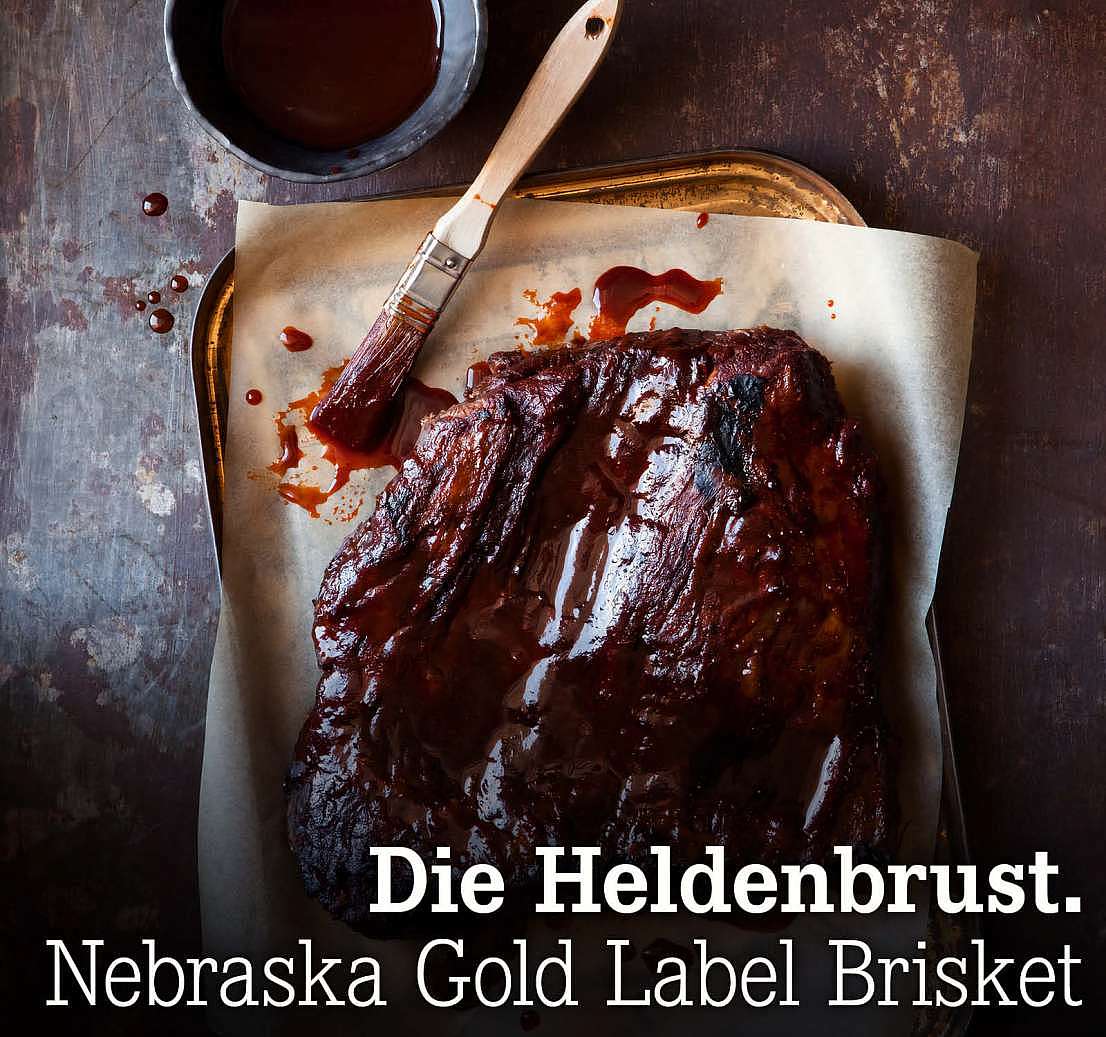 Verpasst? Die Heldenbrust. Greater Omaha Gold Label Brisket