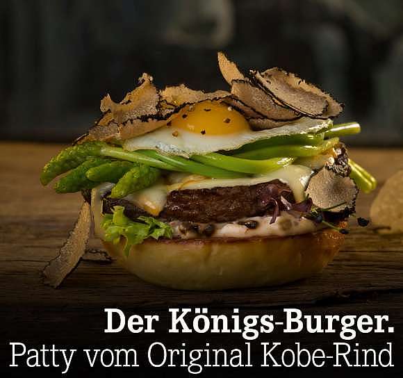 Der Königs-Burger. Patty vom Original Kobe-Rind