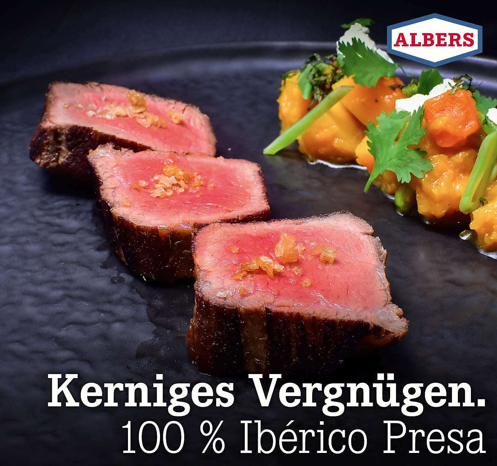 Kerniges Vergnügen. 100 % Iberico Presa