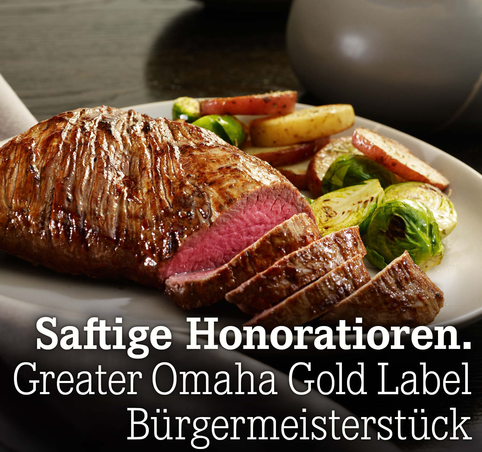 Saftige Honoratioren. Greater Omaha Bürgermeisterstück