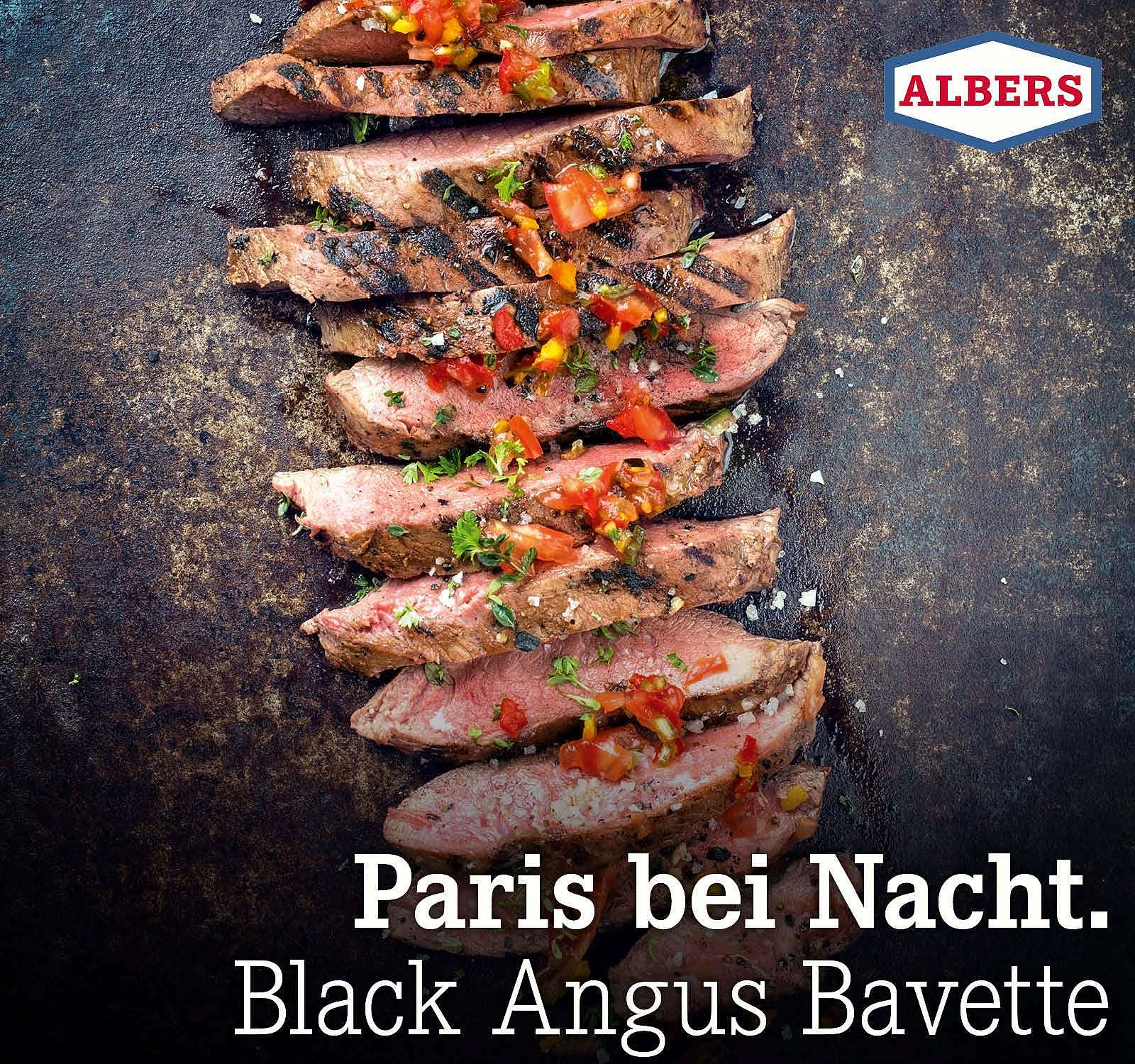 Paris bei Nacht. Jack's Creek Black Angus Bavette