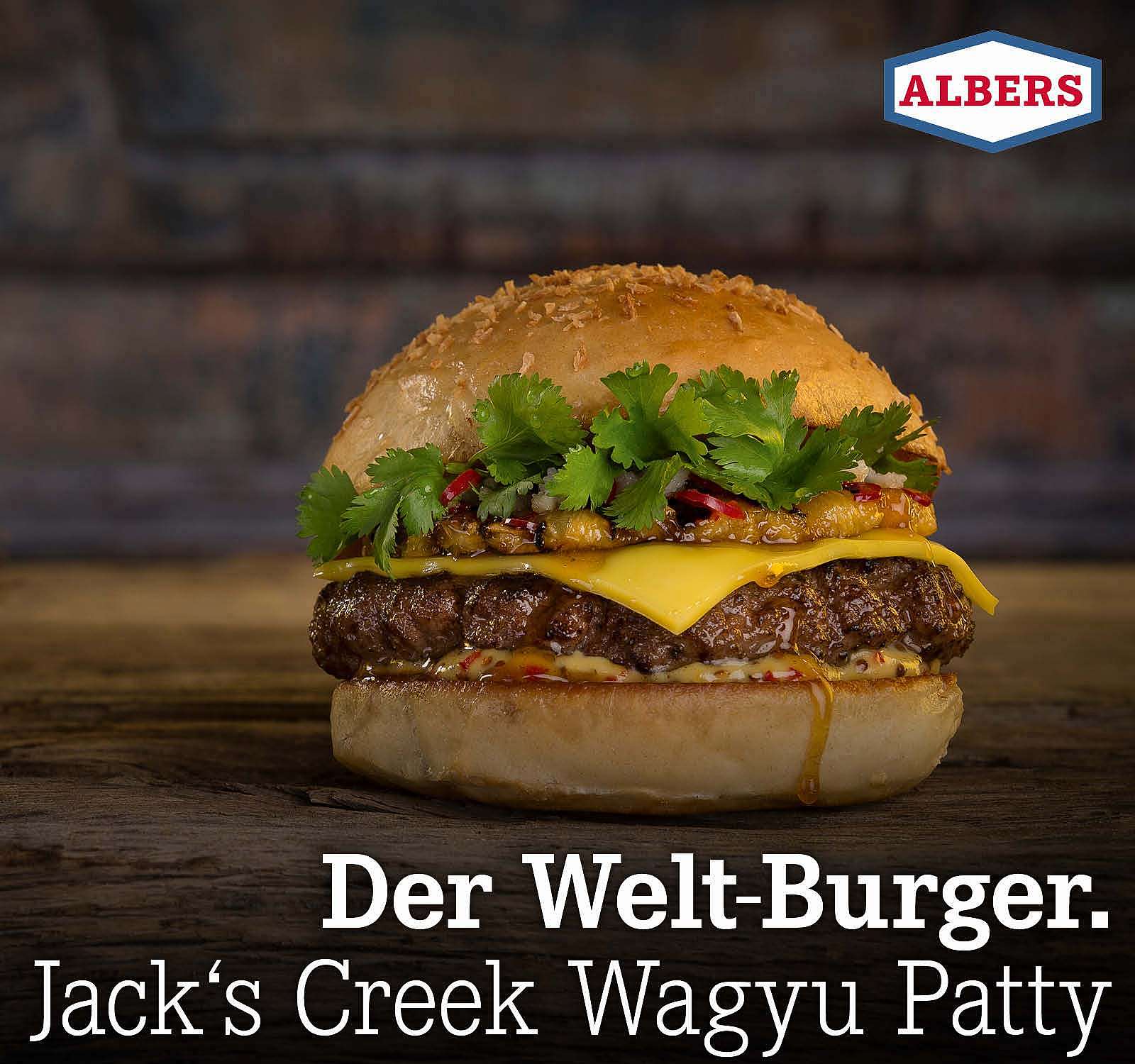 Der Welt-Burger. Jack’s Creek Wagyu Patty