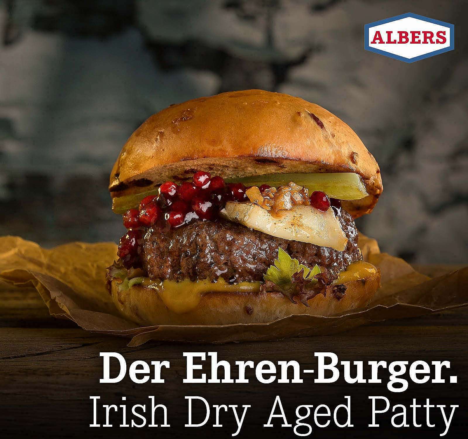 Der Ehren-Burger. Irish Dry Aged Patty