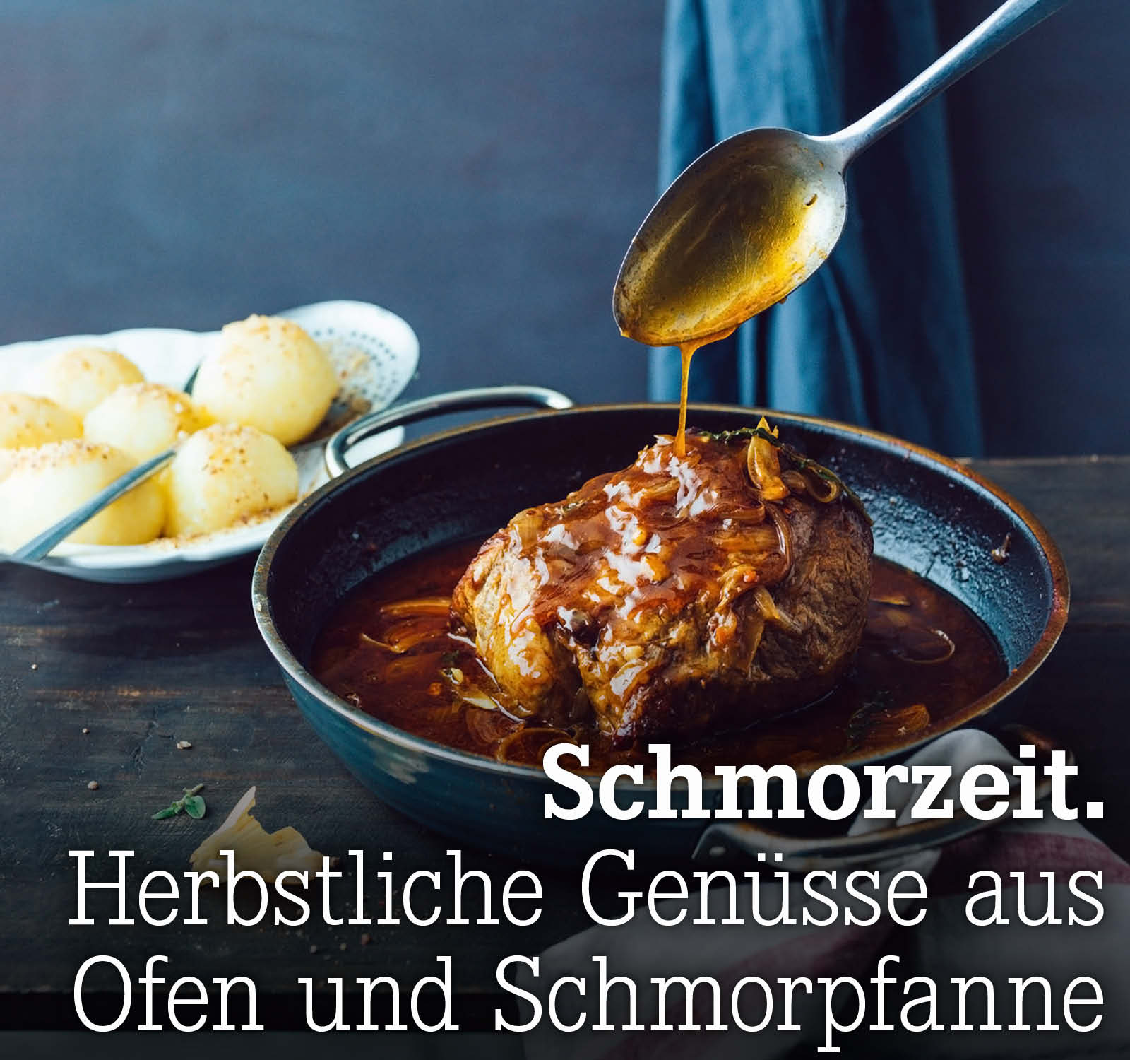 Herbstliche Genüsse aus Ofen und Schmorpfanne