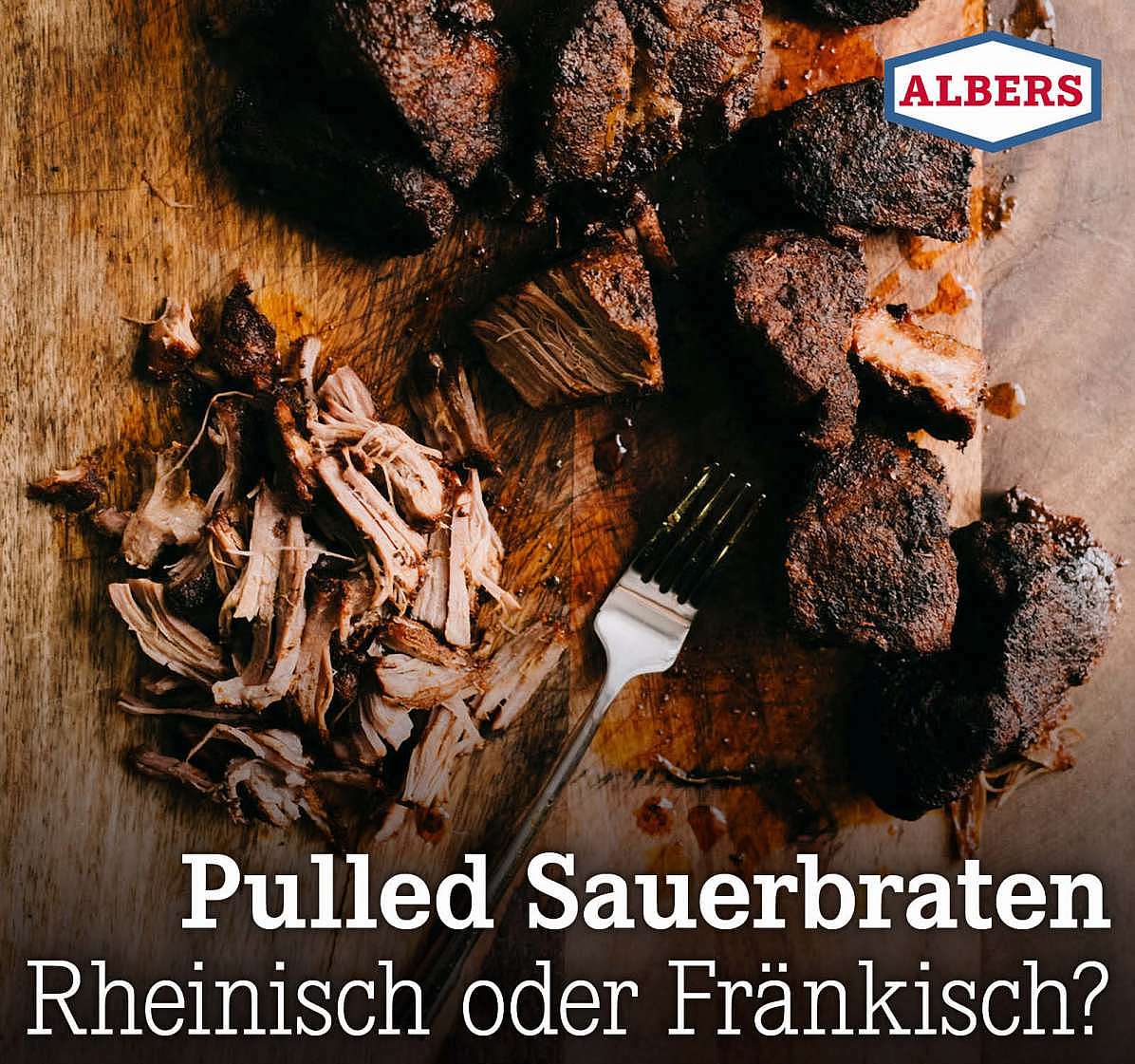 Pulled Sauerbraten. Rheinisch oder Fränkisch?