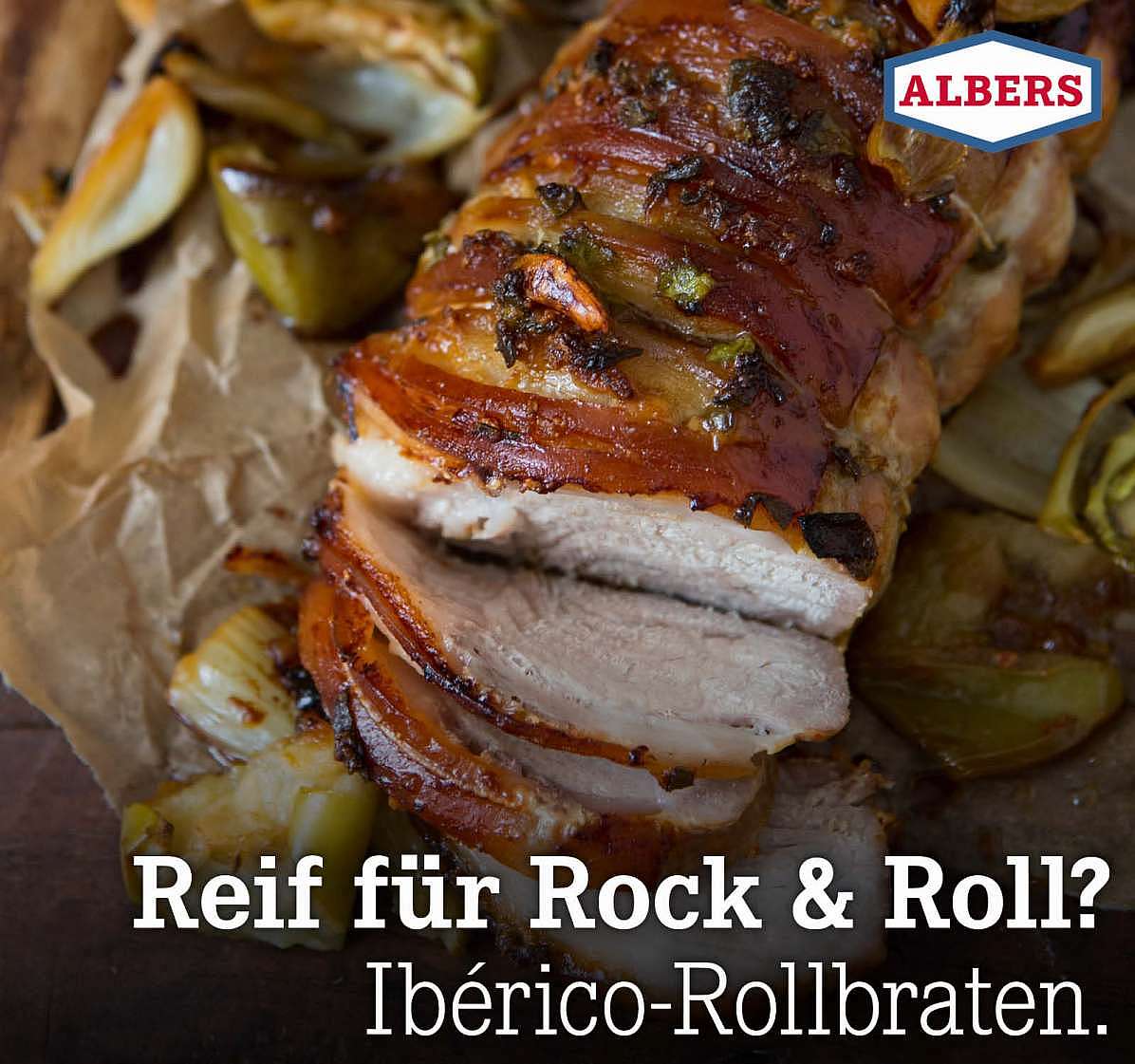 Reif für Rock & Roll? Ibérico-Rollbraten.