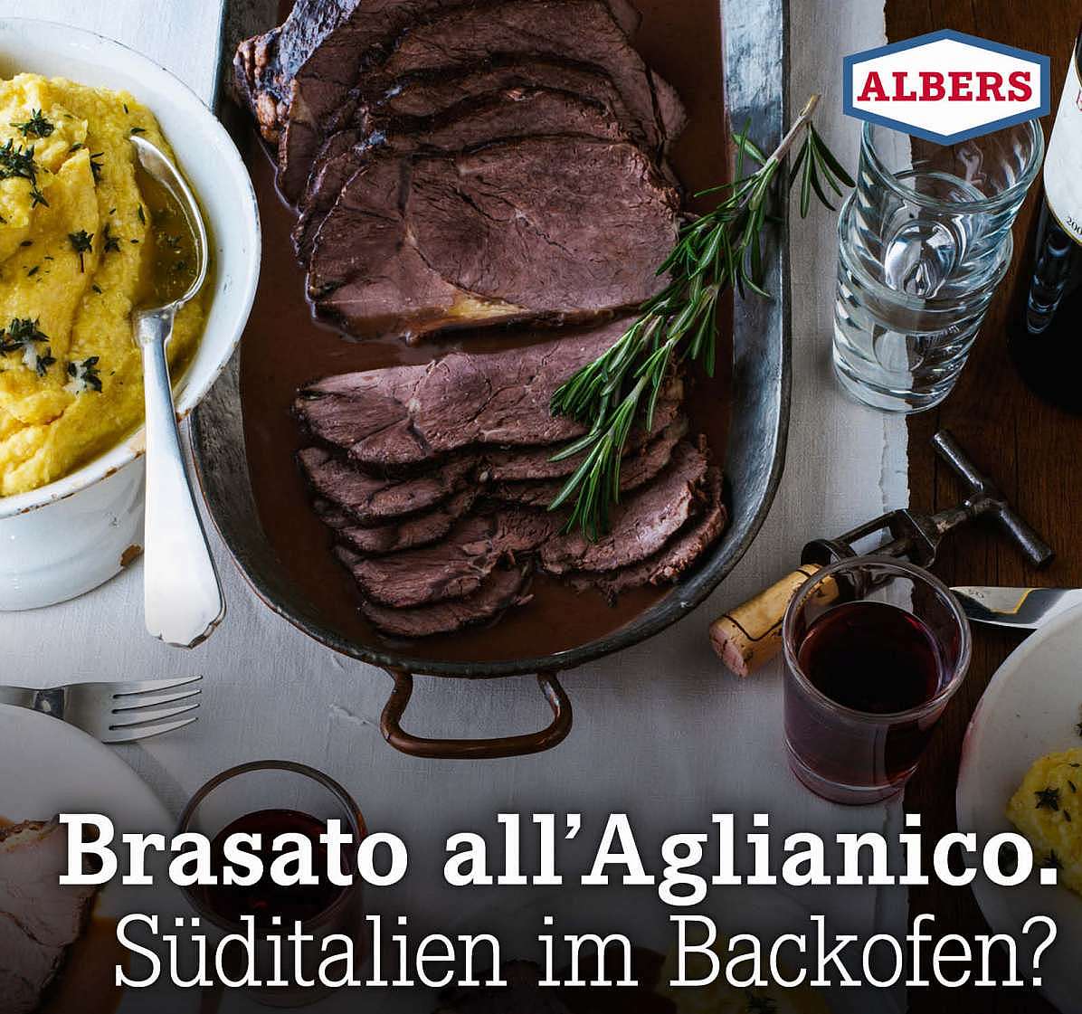 Brasato all' Aglianico. Süditalien im Backofen?