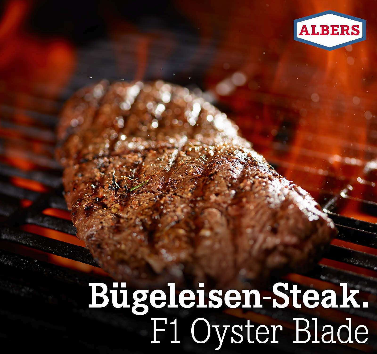 Bügeleisen-Steak. F1 Wagyu-Angus Oyster Blade