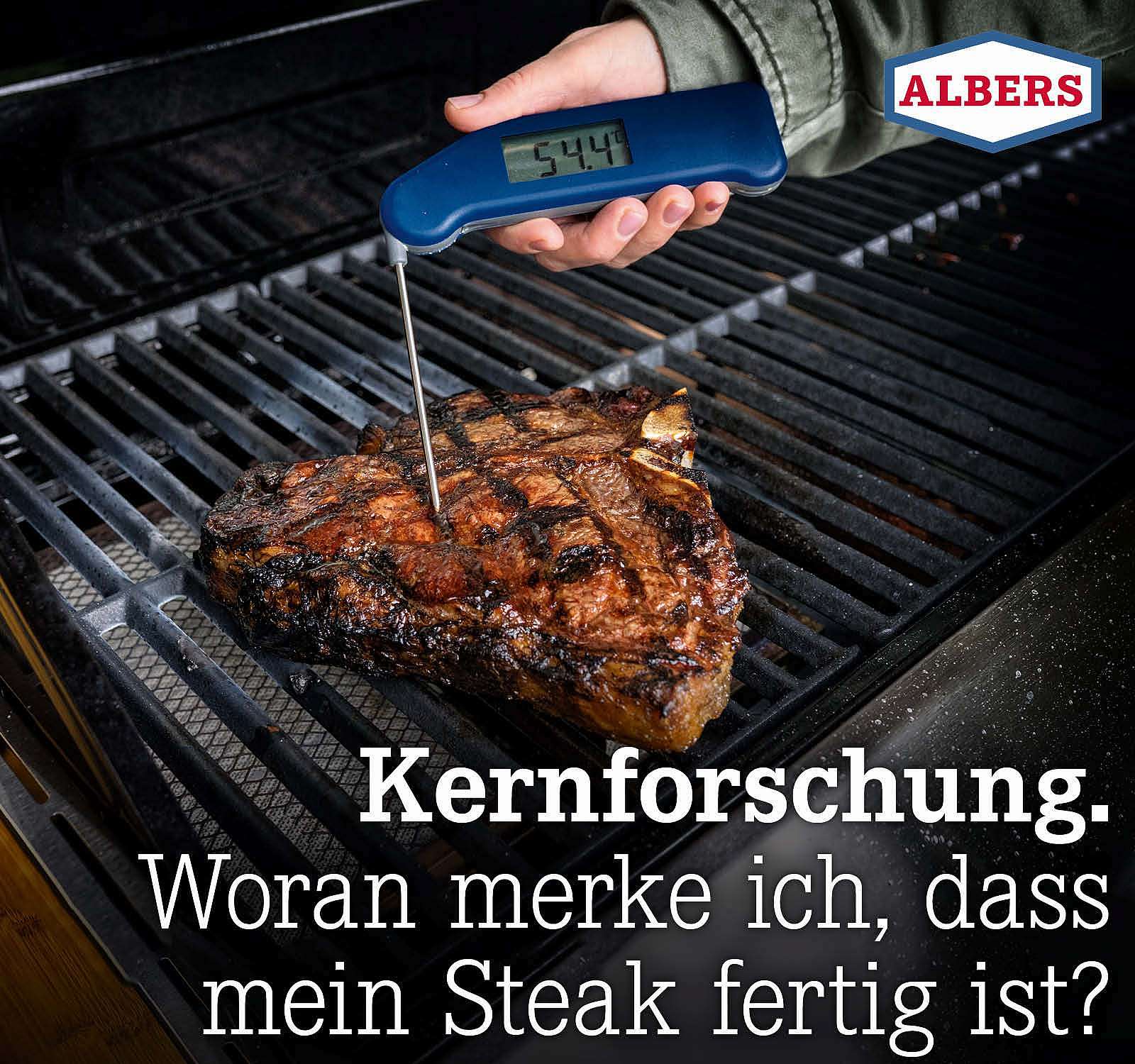 Kernforschung. Woran merke ich, dass mein Steak fertig ist?