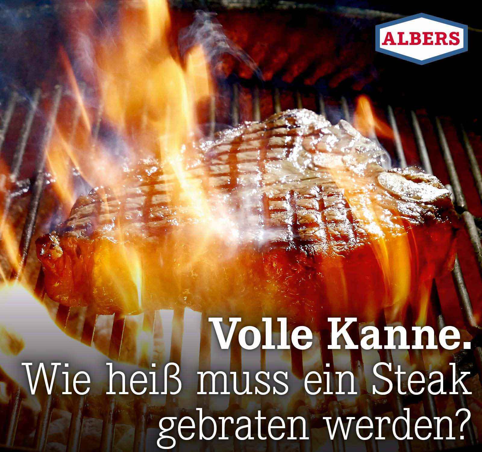 Volle Kanne. Wie heiß muss ein Steak gebraten werden?