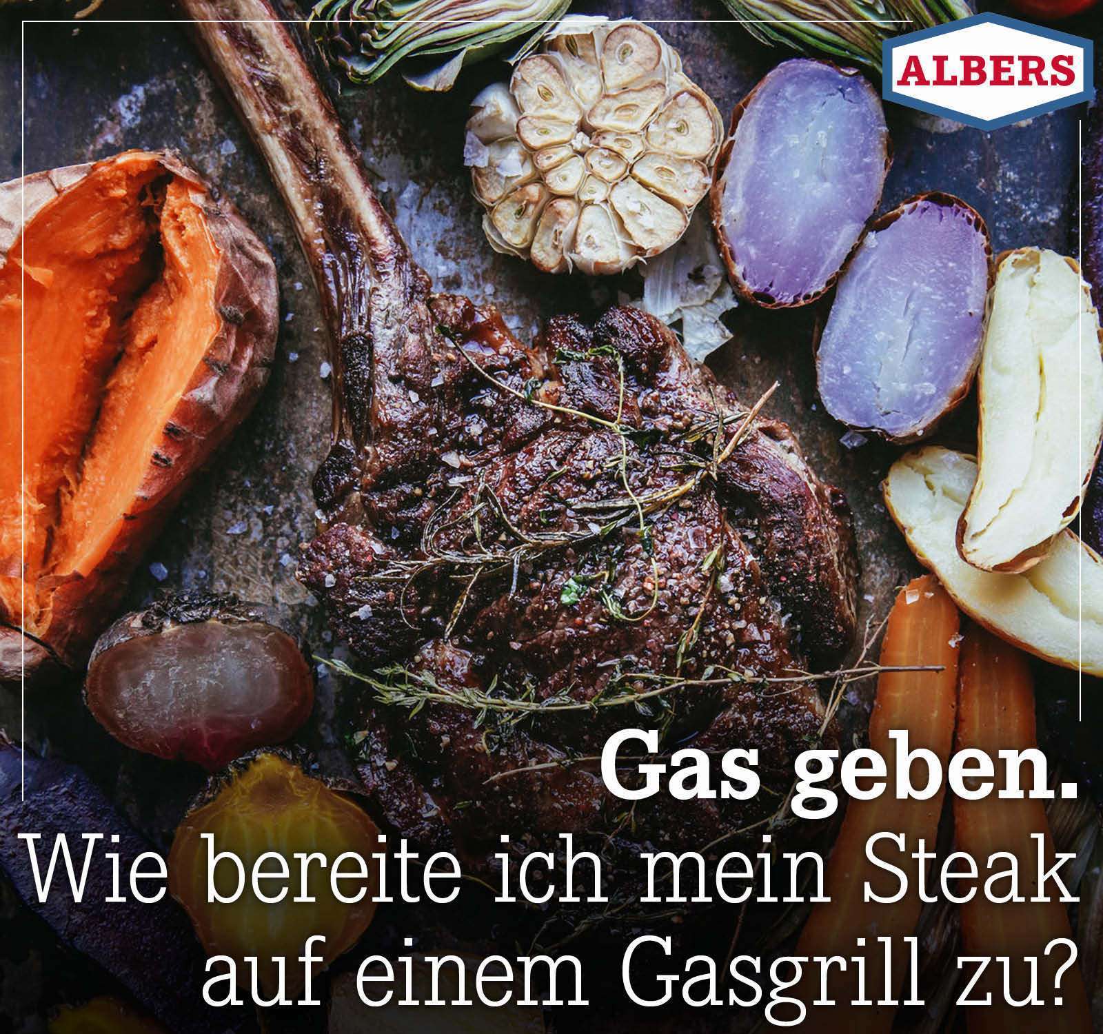 Gas geben. Wie bereite ich mein Steak auf einem Gasgrill zu?