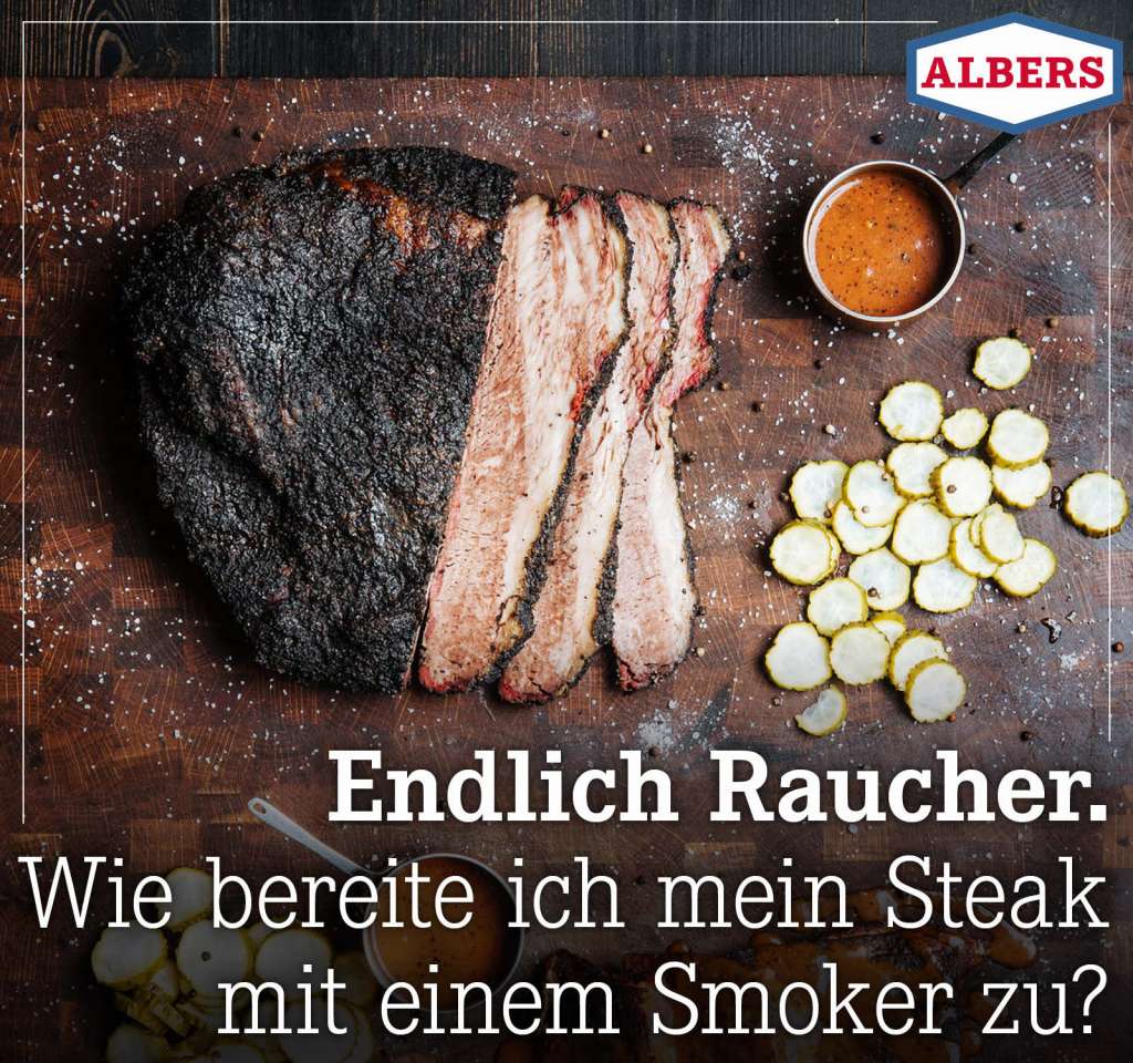 Endlich Raucher. Wie bereite ich mein Steak mit einem Smoker zu?