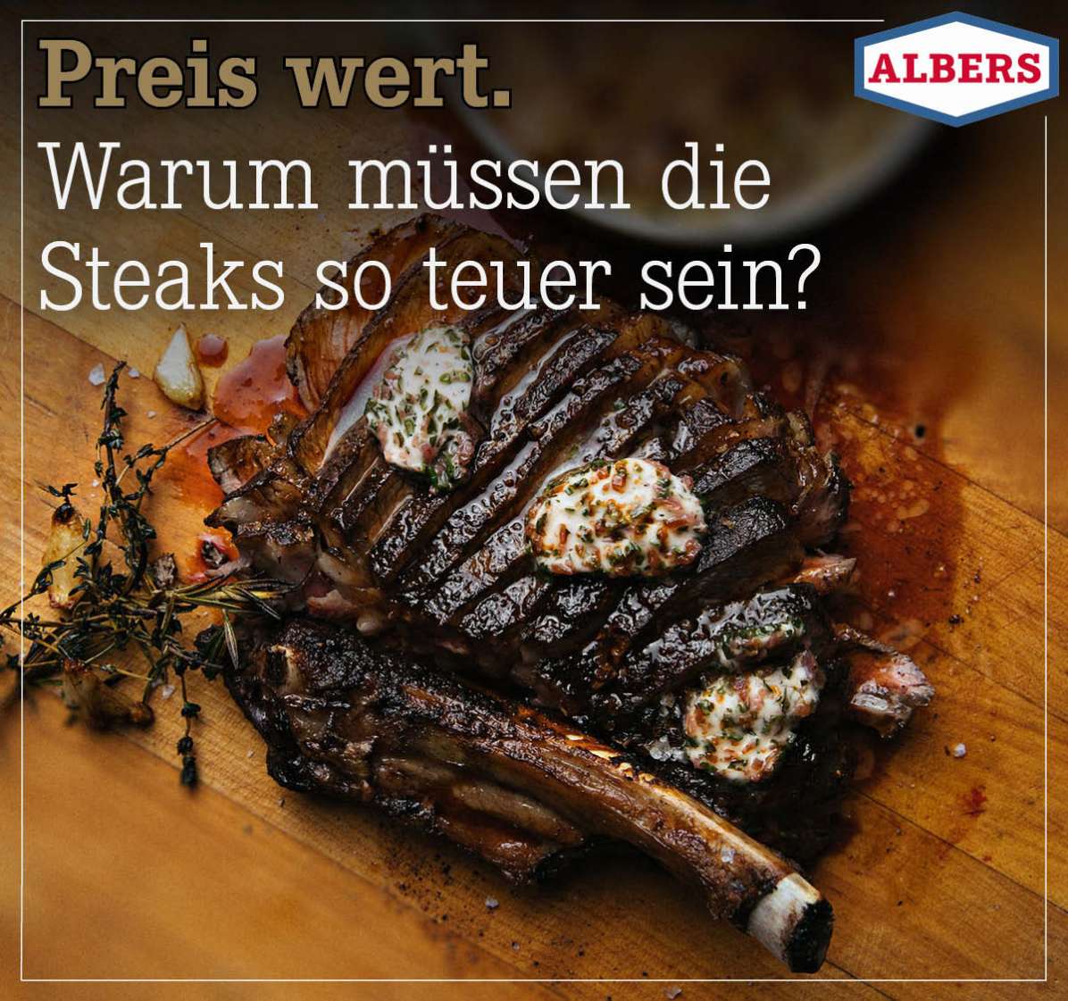 Preis wert. Warum müssen die Steaks so teuer sein?