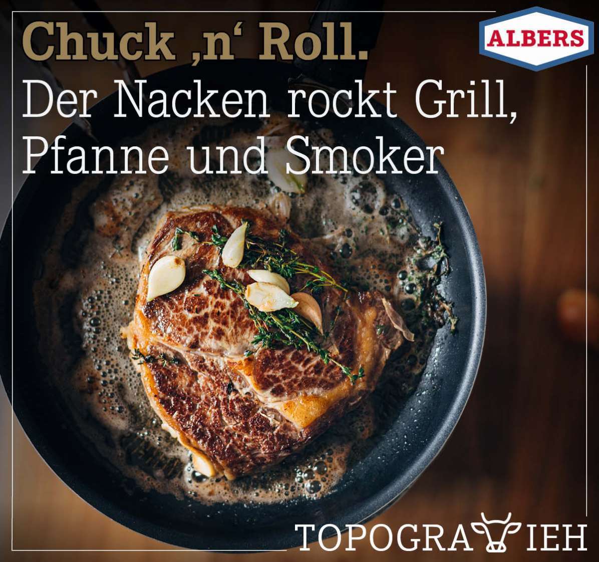 Chuck 'n' Roll. Der Nacken rockt Grill, Pfanne und Smoker