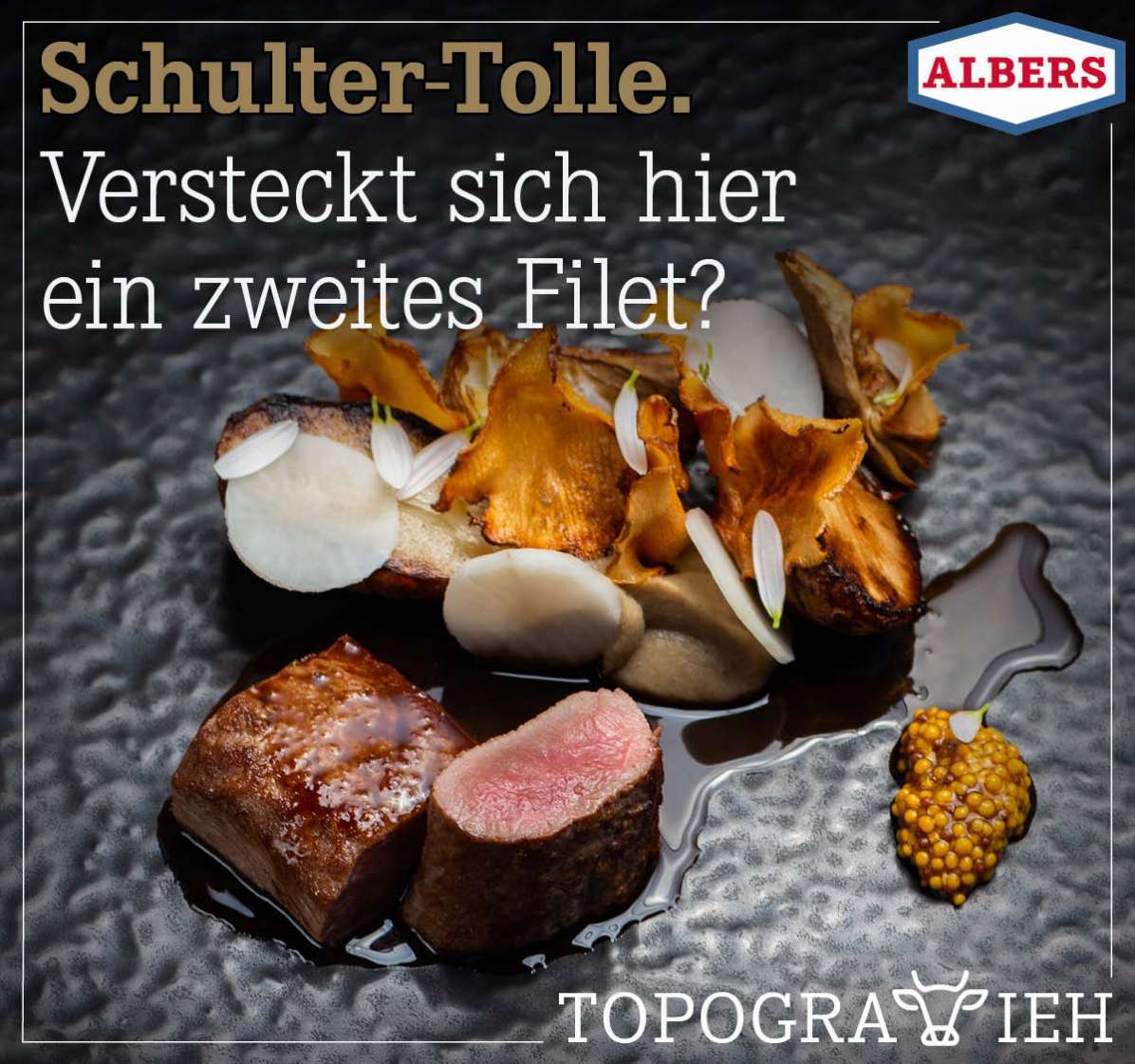 Schulter-Tolle. Versteckt sich hier ein zweites Filet?