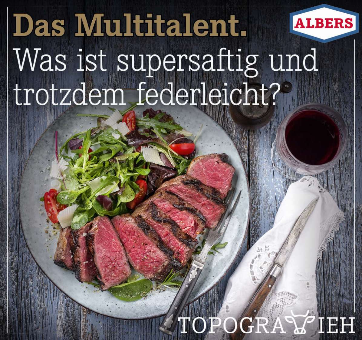 Das Multitalent. Was ist supersaftig und trotzdem federleicht?