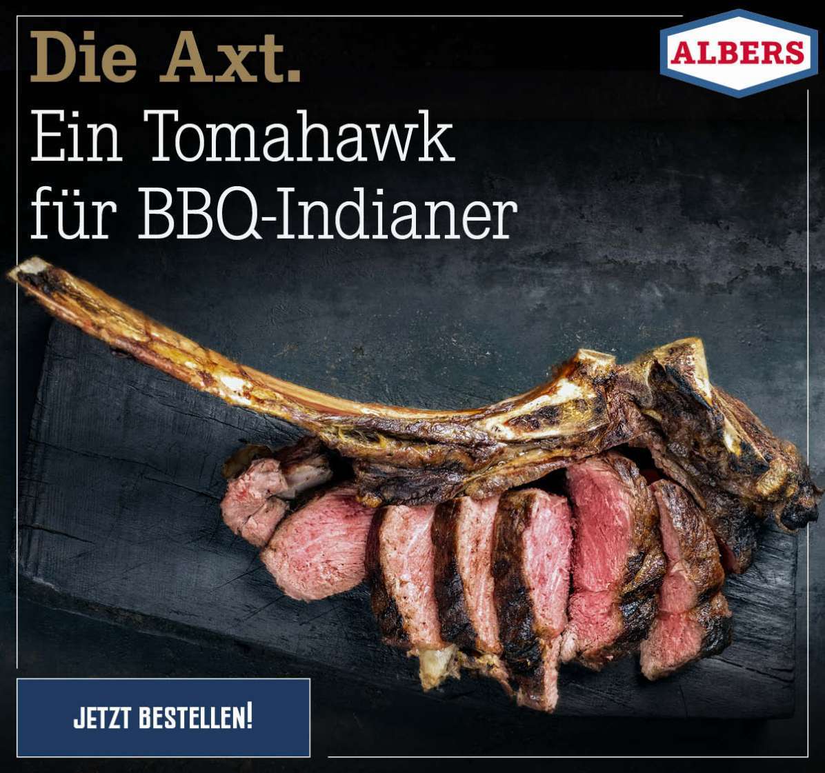 Die Axt. Ein Tomahawk für BBQ-Indianer