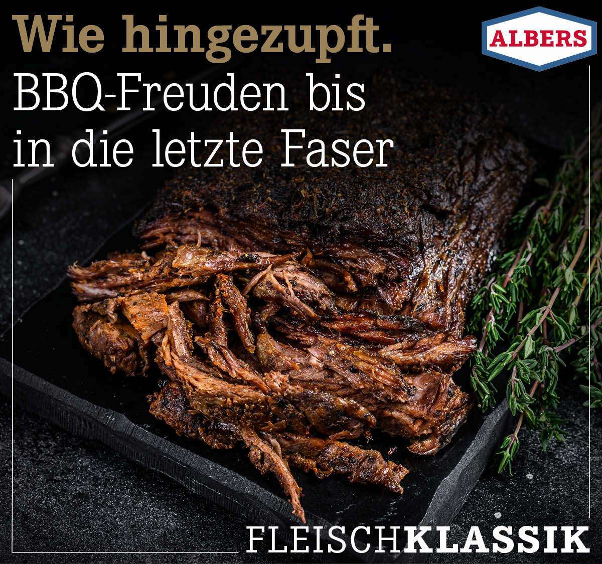 Wie hingezupft. BBQ-Freuden bis in die letzte Faser