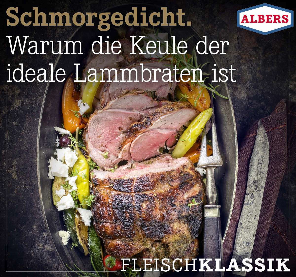 Schmorgedicht. Warum die Keule der ideale Lammbraten ist