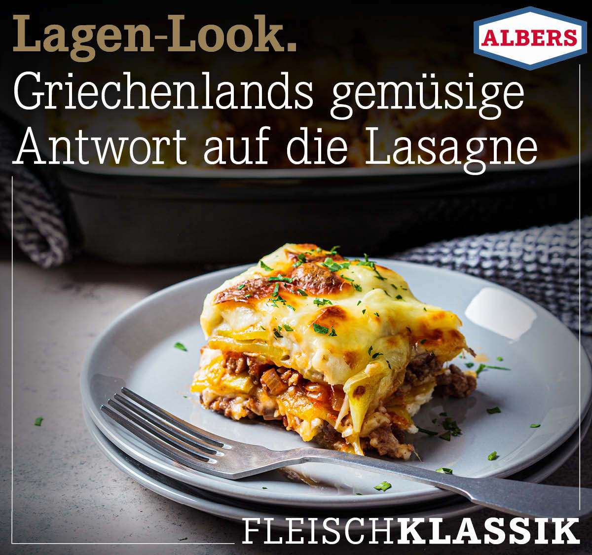 Lagen-Look.  Griechenlands gemüsige Antwort auf die Lasagne